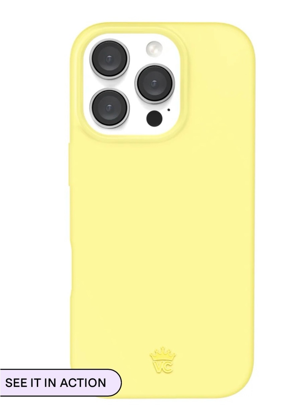 Butter Yellow Velvet Caviar iPhone 16pro Case